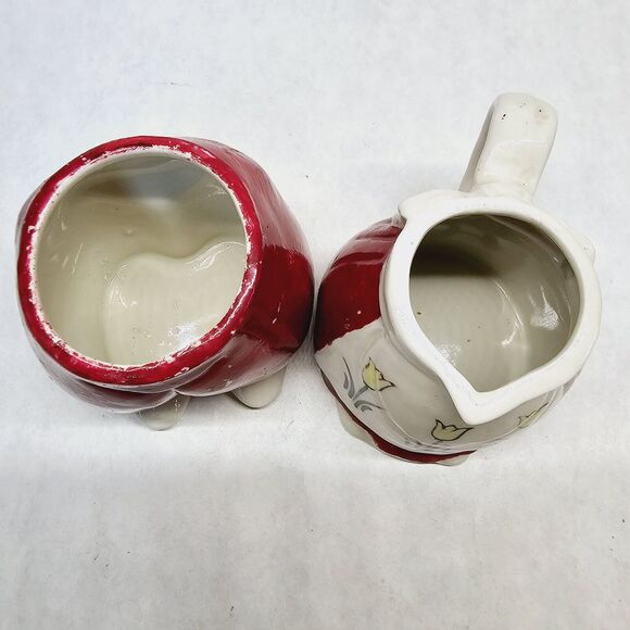 Vintage Relco Japan Dutch Boy & Girl Salt Pepper Shakers Sugar Creamer Set - Picture 9 of 13